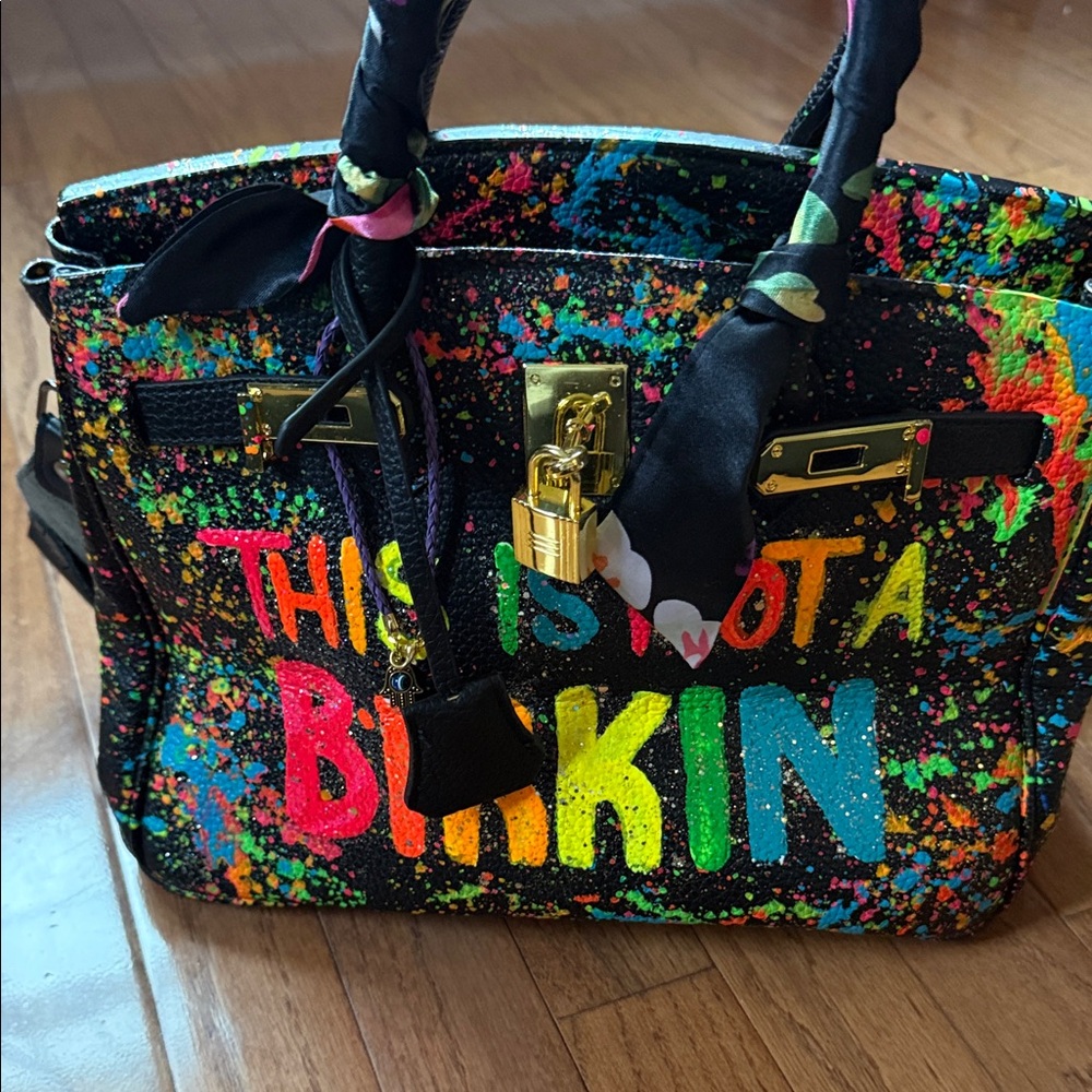 Anca Barbu This is Not a Birkin Splatter Bag